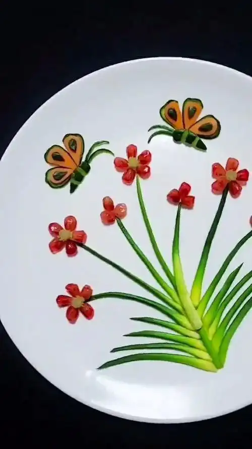 这样的摆盘真是太美了,简单易学一看就可以学会