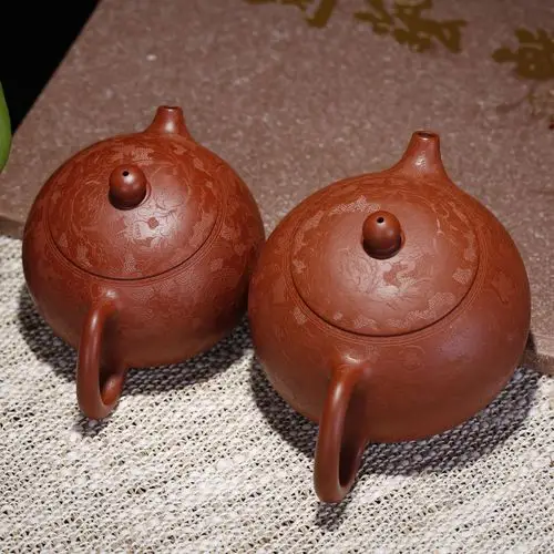 西施壶龙生九子高工周小明原矿朱泥宜兴精品紫砂茶壶收藏送礼盒