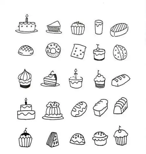 超简单的日常物品简笔画生活小用品 铅笔简笔画一组可爱的生活小物件n