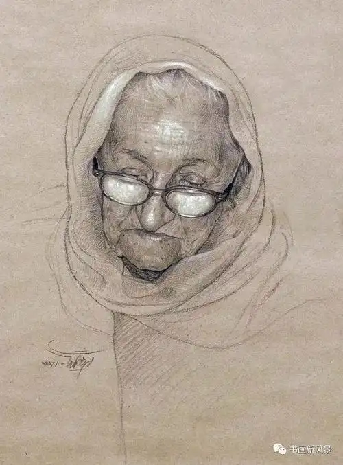 一组非常经典的素描作品!