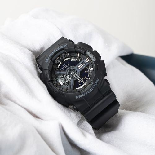 casio卡西欧g-shock黑武士黑金款运动防水手表男ga-110-1b/110gb