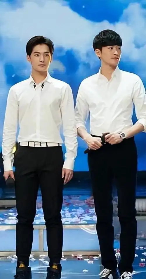 成龙身高为174公分,然而当他们并肩而立时,却仿佛身高相差无几,令人不