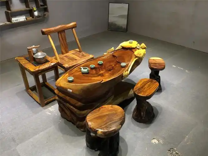 木雕工艺茶几