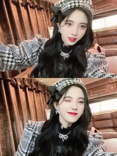 鞠婧祎微博更新 小年快乐啊