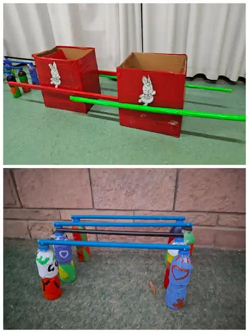 制作原则:自制,创新,安全,耐用,适合运动会户外体育游戏展示和日常