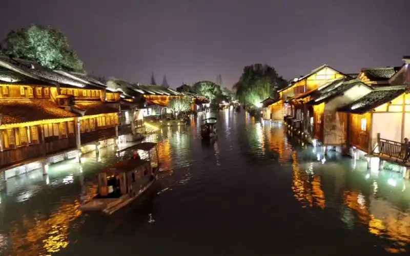 随手拍-浙江乌镇西栅景区夜景