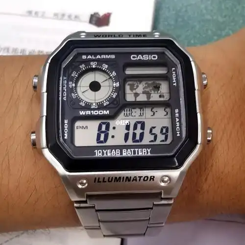 卡西欧复古方块ae1200wh