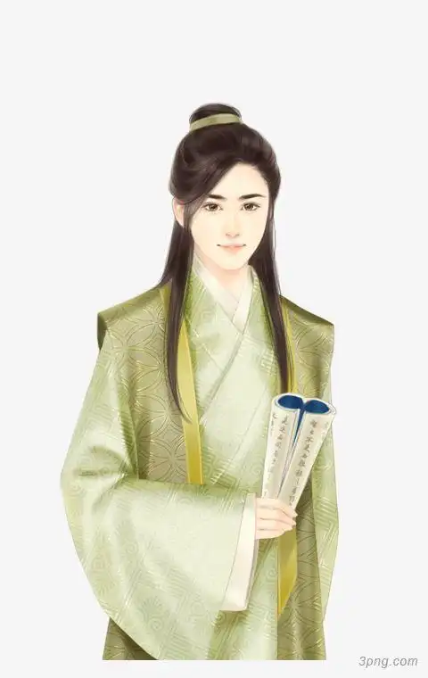 立绘古风古代读书郎