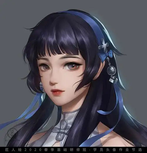 【匠人绘】20春游戏原画基础班·学生头像作业节选vol.