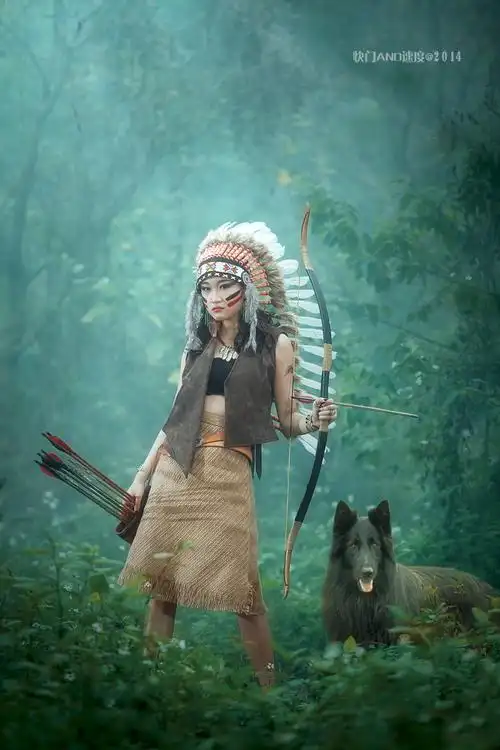 【印第安女郎摄影图片】广州大学城人像摄影_太平洋电脑网摄影部落