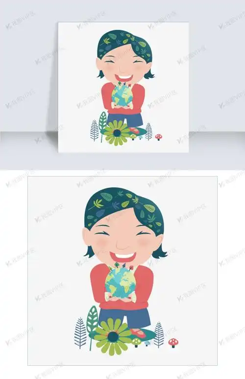 守护家园主题卡通图片素材(psb格式)免费下载_动漫人物大全-我图网