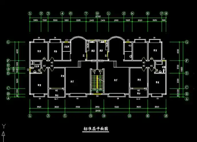 两室两厅户型图 三室两厅户型设计 三室两厅装修图纸 三室两厅平面图