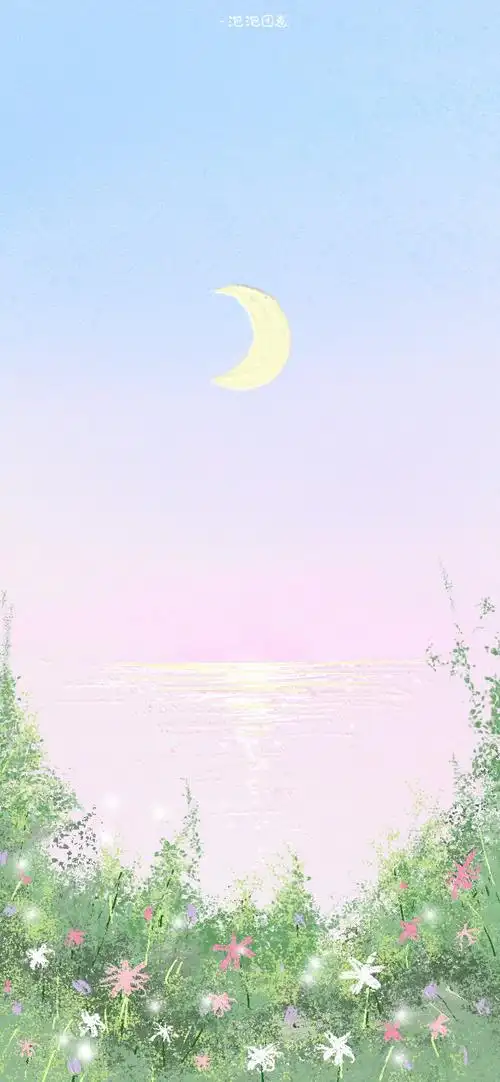 一组治愈系手机油画风壁纸