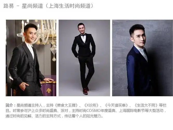 上海电视台主持人,东方卫视主持人,星尚频道主持人