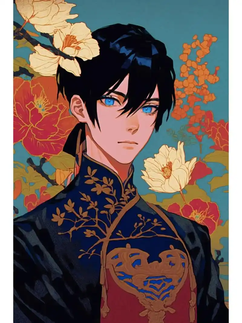 国风动漫.国风少年动漫人物分享#创意美术 #动漫 #儿童绘画 - 抖音