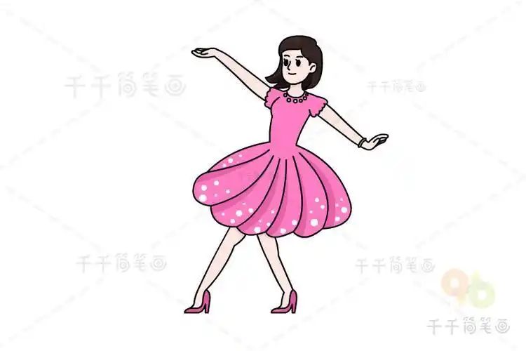 芭蕾舞欧洲古典舞蹈孕育于意大利文艺复兴幼儿园中班舞蹈家简笔画舞蹈