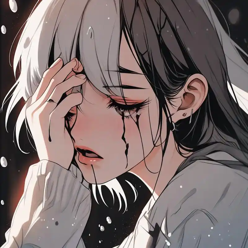 😭哭泣头像,伤感之美