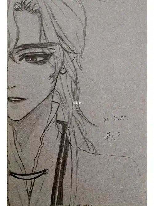 花花有点难画,啊嘞#花城  #天官赐福 #手绘临摹