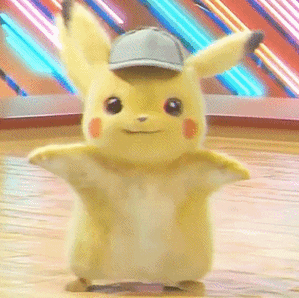 皮卡丘旋转pok07mondetectivepikachu大侦探皮卡丘跳舞动图卡通表情