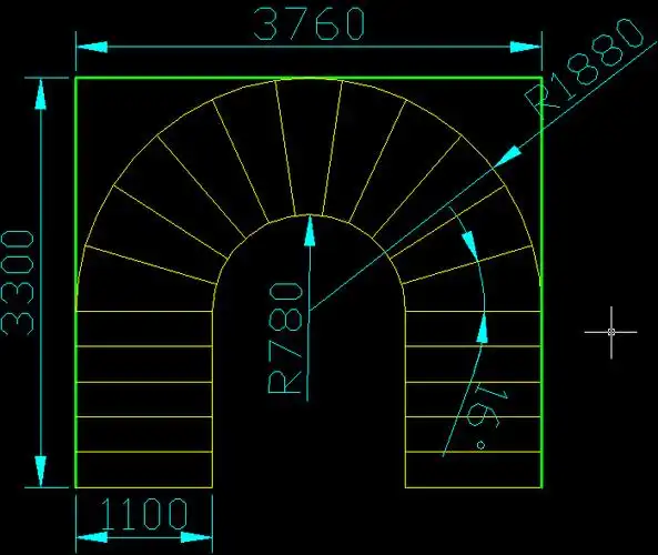 急求cad旋转楼梯施工图有的发qq852551217,谢谢