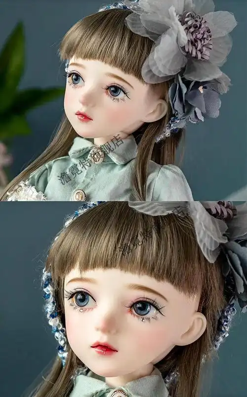 bjd娃娃sd娃娃玩具女孩凯蒂爱莎公主婚纱礼盒大型60厘米bjd人偶洋娃