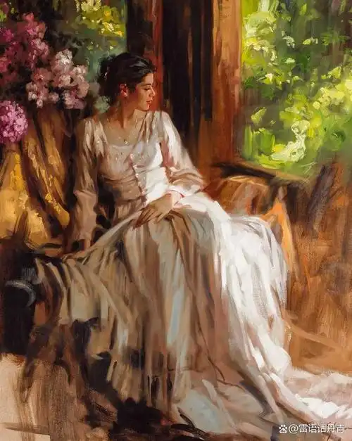 理查德·约翰逊的唯美女性绘画作品:艺术的力量与美的探索