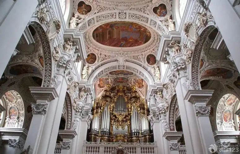 欧式风格教堂内部图片