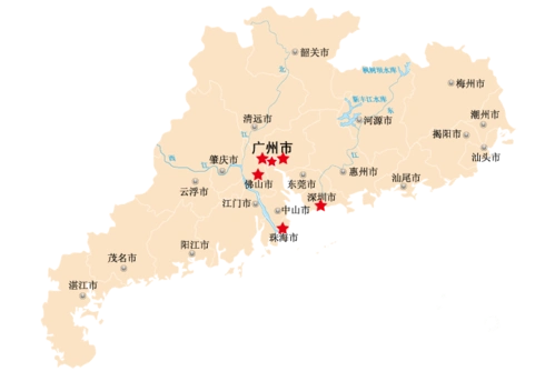 公司广东省地图