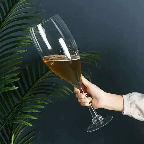 酒杯巨大特大号超大巨型大容量啤酒杯大号红酒高脚杯啤酒杯