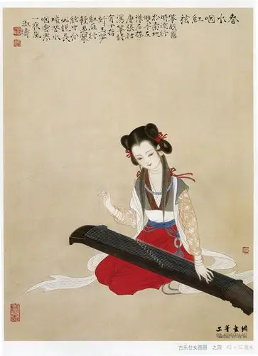 【转载】【天狼收藏】工笔人物-杨淑涛工笔仕女画集(其一)