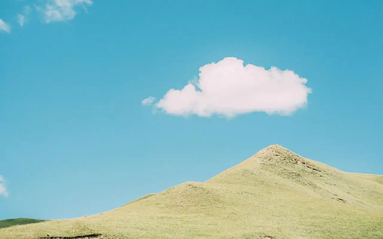 简约小清新川藏线风景高清桌面壁纸