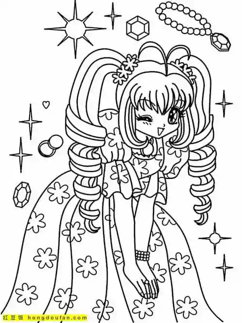 可爱,吉他,唱歌,填色,填色书,填色卡通,填色大全,填色游戏,填色画,大