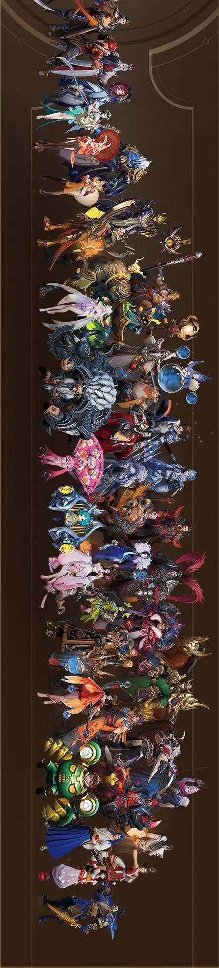 王者荣耀:四周年庆生,峡谷英雄全家福!