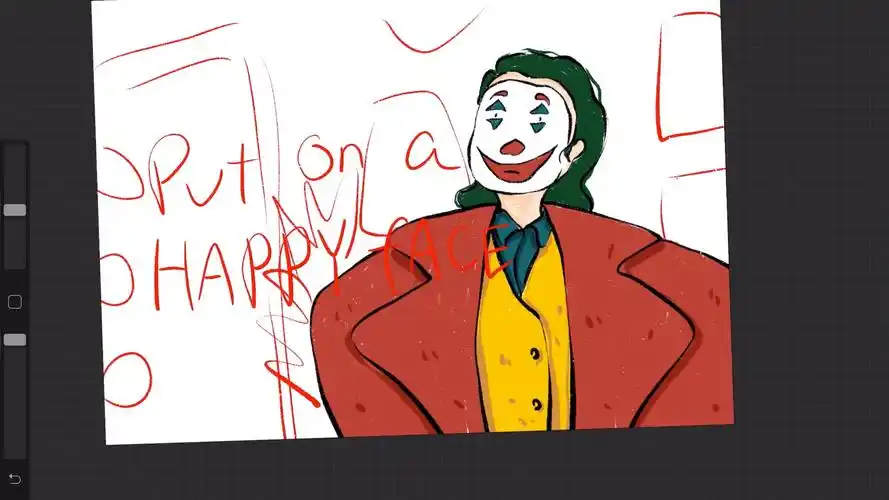 跟我一起画画吧!小丑 ipad绘画录屏全过程