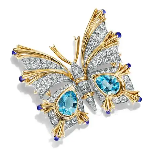 蒂芙尼史隆伯杰系列蝴蝶造型胸针胸针11