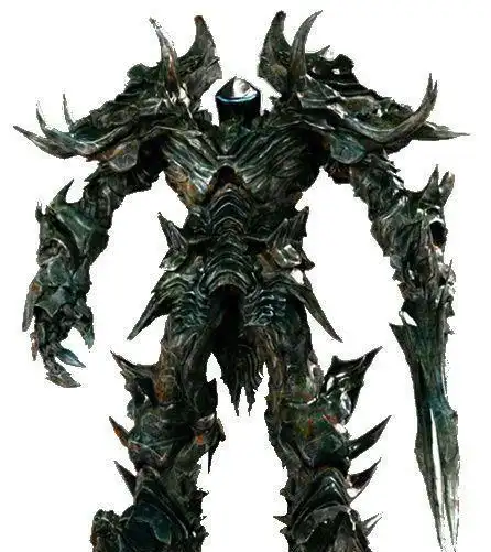 十五世纪英格兰骑士盔甲懒汉变形成一头三角龙,正常三角龙的尾部没有