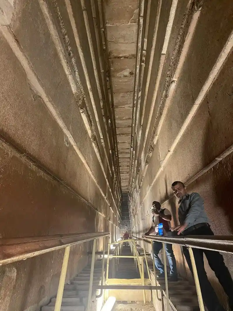 十年未曾进入世界七大奇迹胡夫金字塔内.十年是对4500多年前 - 抖音