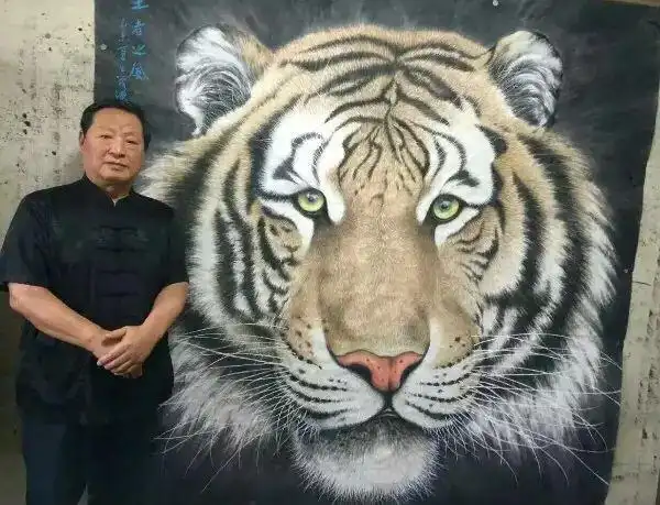 国家一级美术师田茂怀,世称"田老虎"