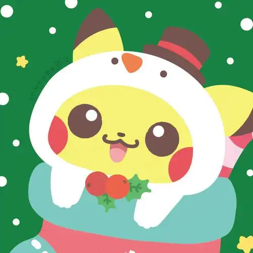 宠物小精灵圣诞头像 源:m字连眉腐乳乳