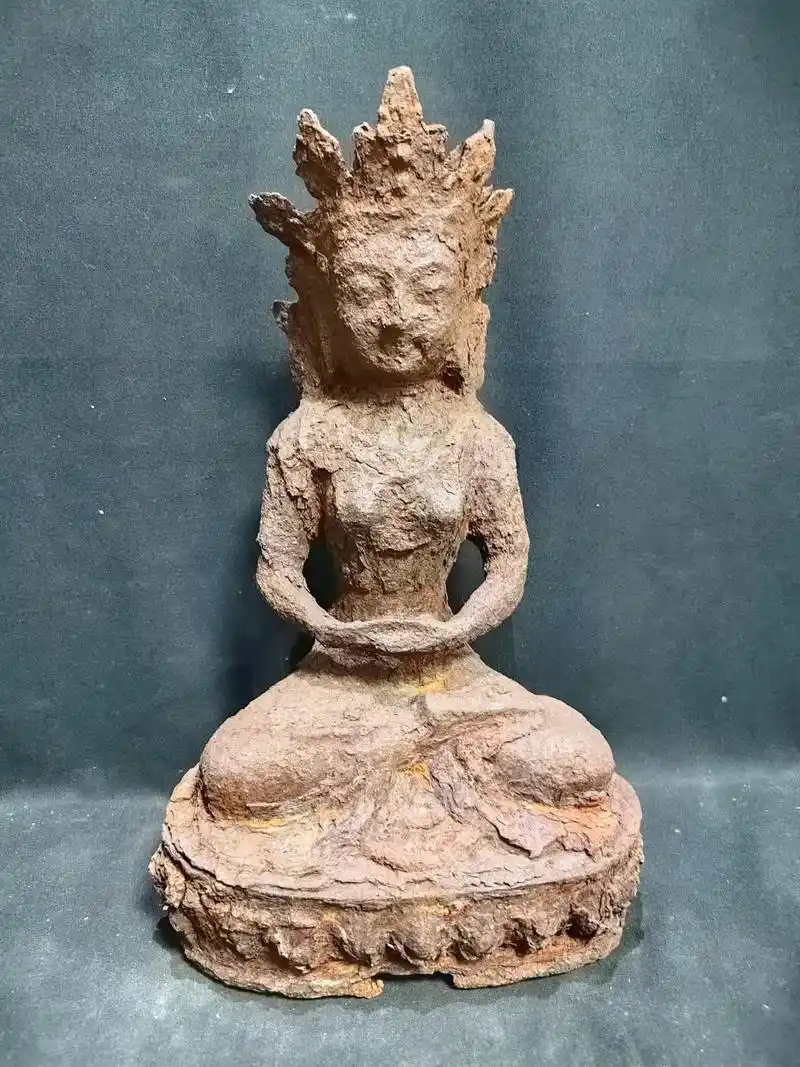 明代铁#原创作品 #感谢官方感谢大家 佛像 - 抖音