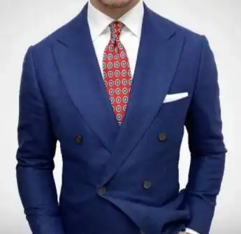 深蓝色西装配什么领带3