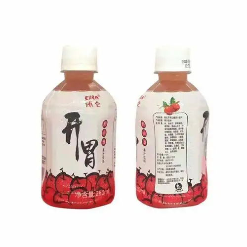 开胃野山楂饮料果汁网红高颜值果味饮料小瓶280ml大瓶1l15瓶整箱装280