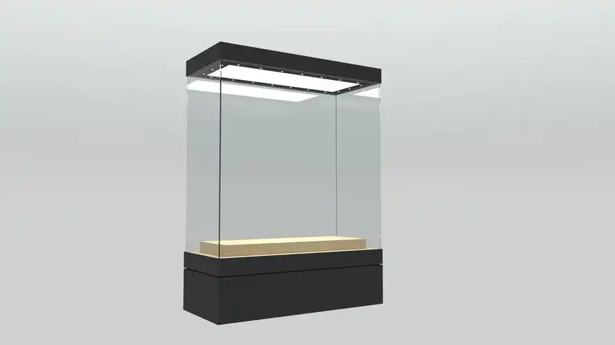 博物馆展厅独立长型展柜