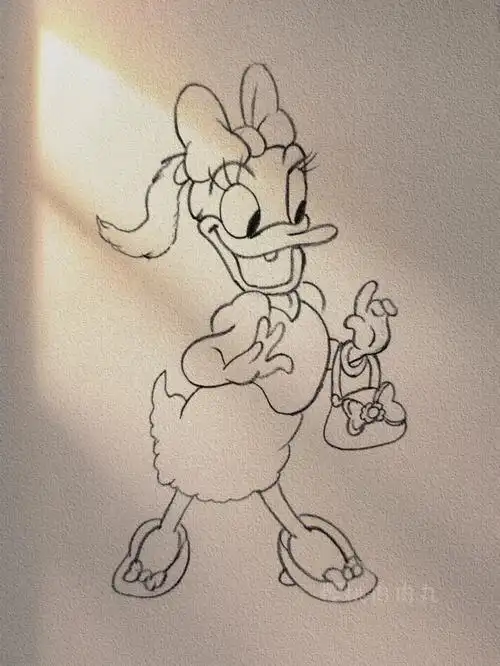 今日简笔画黛西内有教程