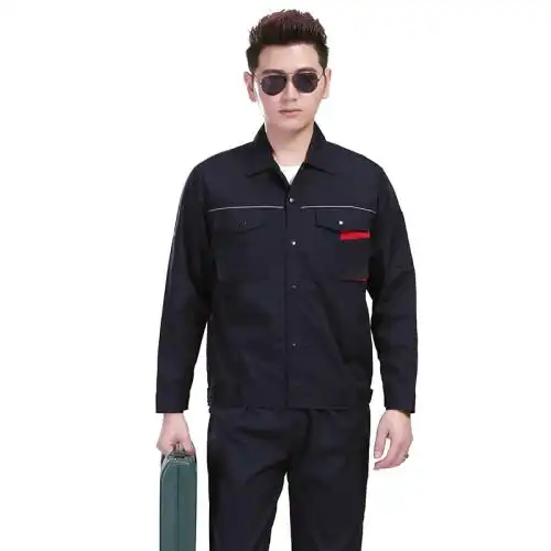 长袖汽修工作服套装工装制服男工程修理服车间劳保服装厂服定制