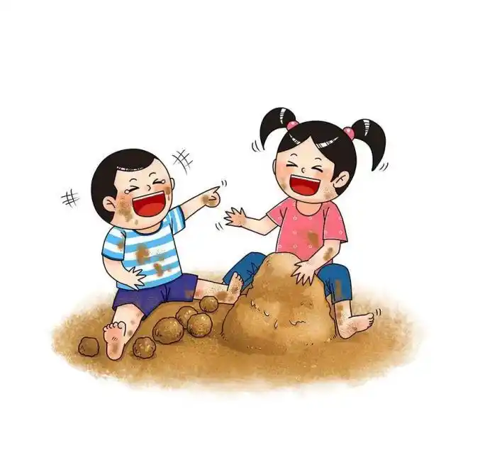玩泥巴是小时候最受欢迎的游戏之一,有时候没有什么玩具,但是土到处