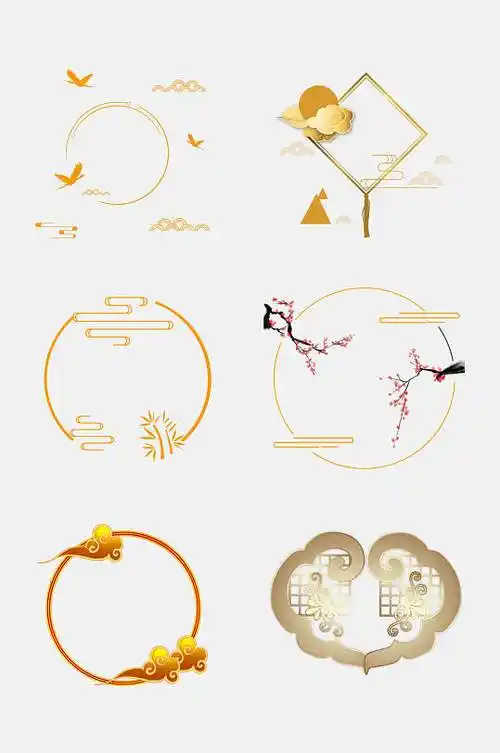 创意古风边框图片-创意古风边框设计素材-创意古风边框模板下载-众图