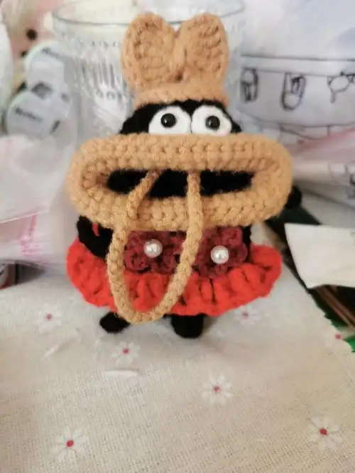 纯手工钩织钥匙包