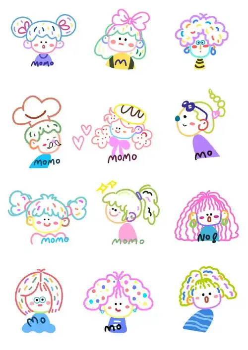 50个呆萌小可爱!收藏吧～#简笔画