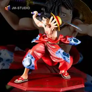万代官网海贼王系列 gk和之国和服武士 草帽路飞手办模型男生礼物